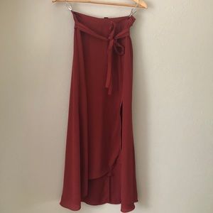 Burnt Red Skirt